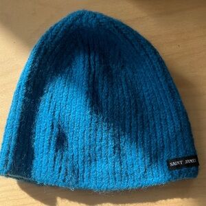 Saint James Kids Teal Knit Hat